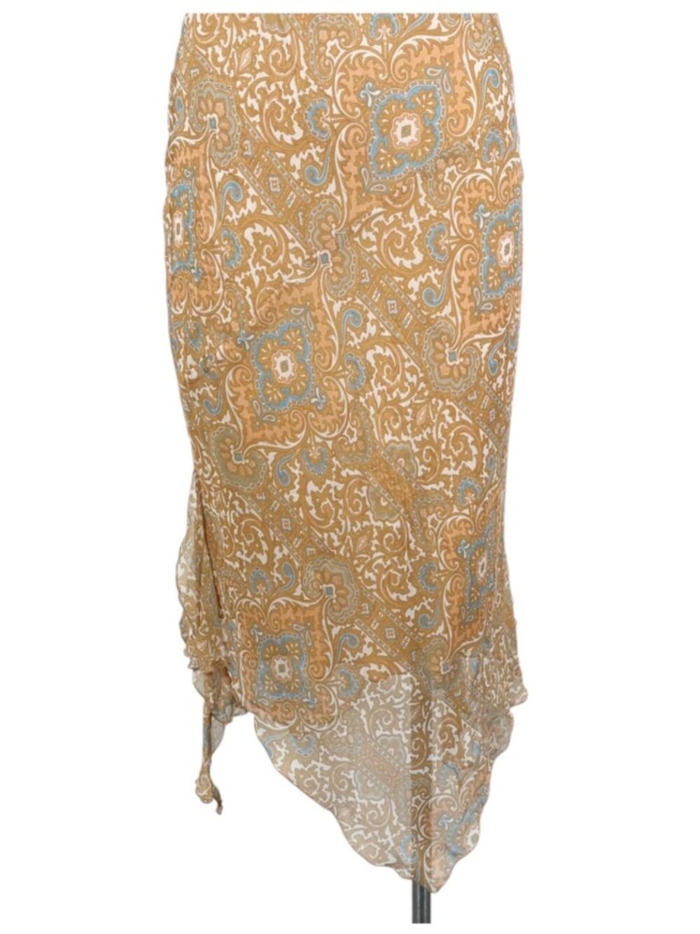 REDUX Y2k Euro Style Silk handkerchief Midi Dress Size 4 NEW - Picture 7 of 11